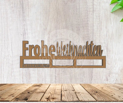 3D-Druck Frohe Weihnachten 3d druck