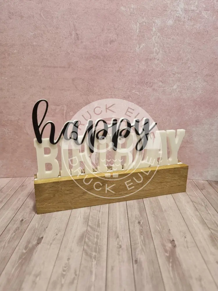 3D-Druck Happy Birthday 2 rubon