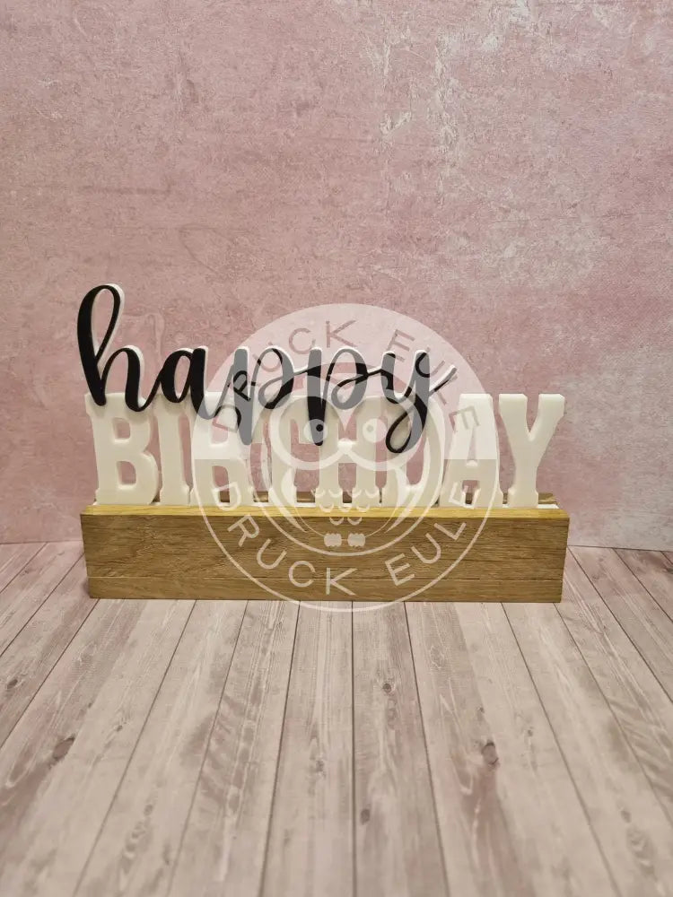 3D-Druck Happy Birthday 2 rubon