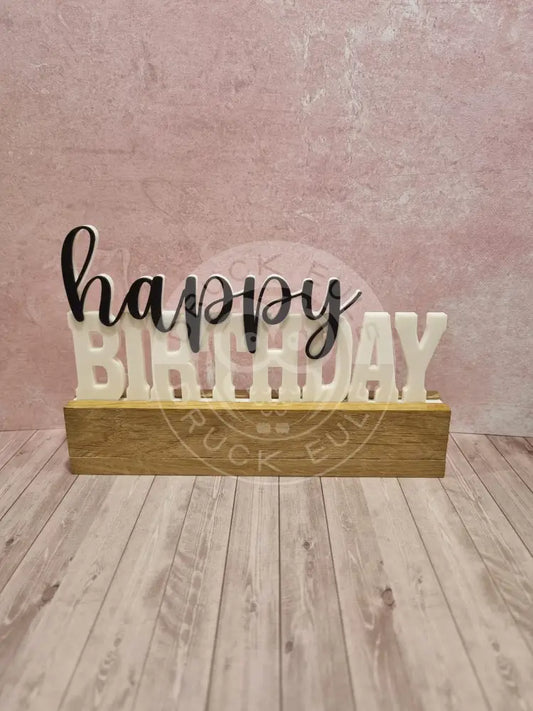 3D-Druck Happy Birthday 2 rubon