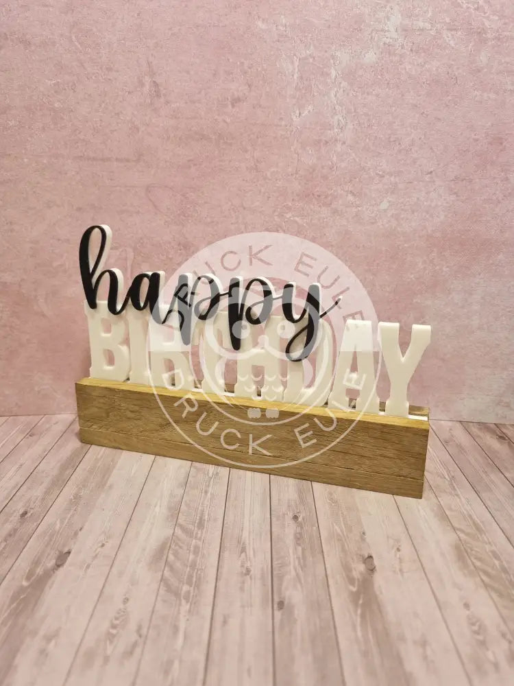 3D-Druck Happy Birthday 2 rubon