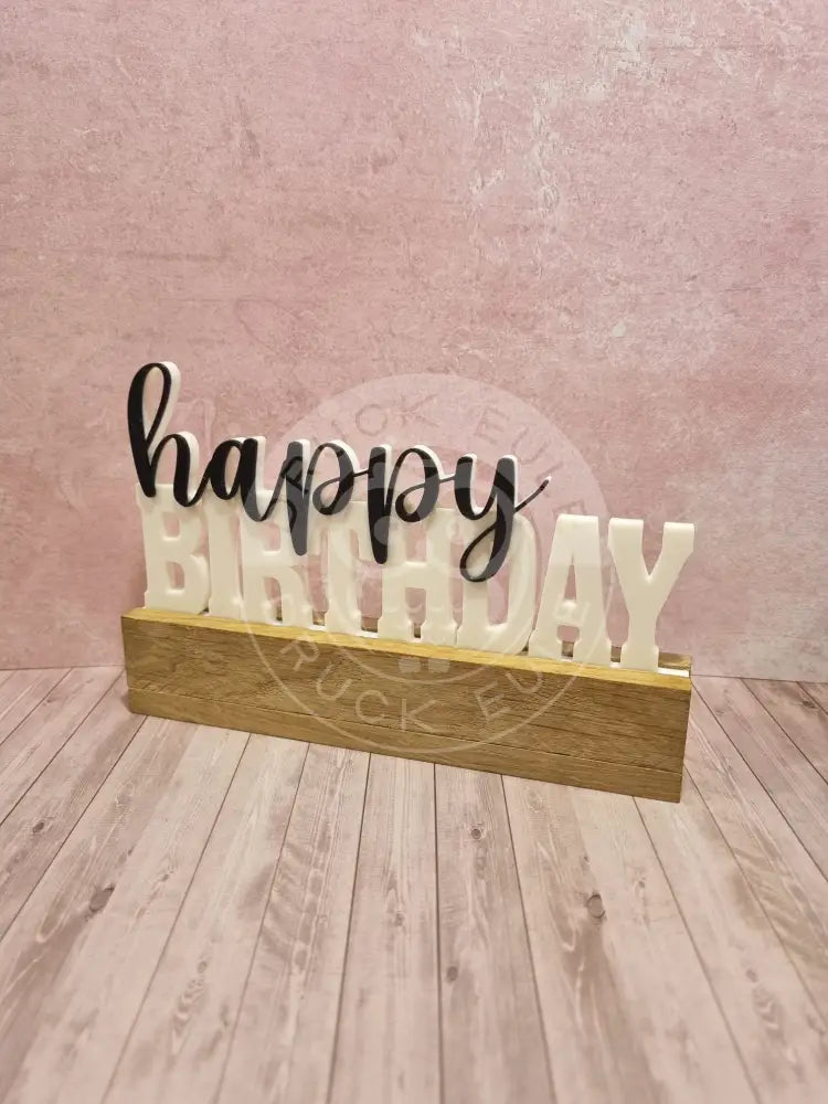 3D-Druck Happy Birthday 2 rubon