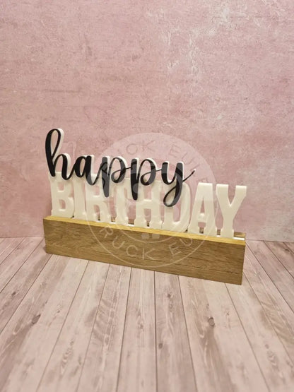 3D-Druck Happy Birthday 2 rubon