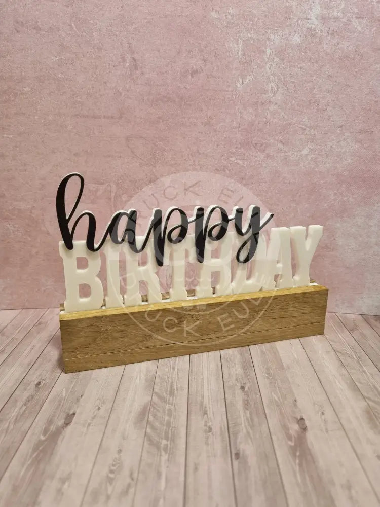 3D-Druck Happy Birthday 2 rubon