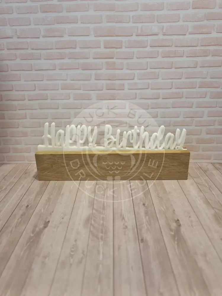 3D-Druck Happy Birthday rubon