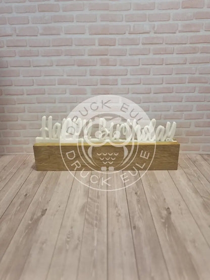 3D-Druck Happy Birthday rubon