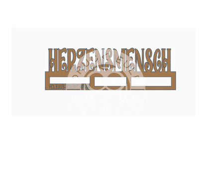 3D-Druck Herzensmensch rubon