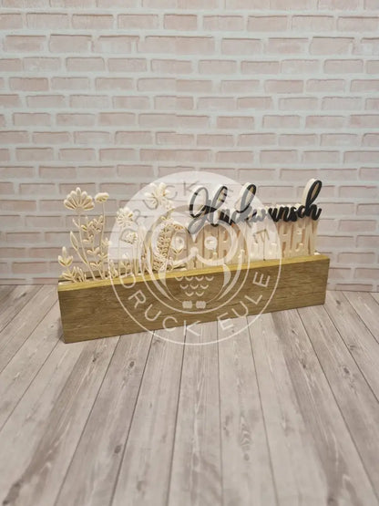 3D-Druck Herzlichen Glückwunsch rubon