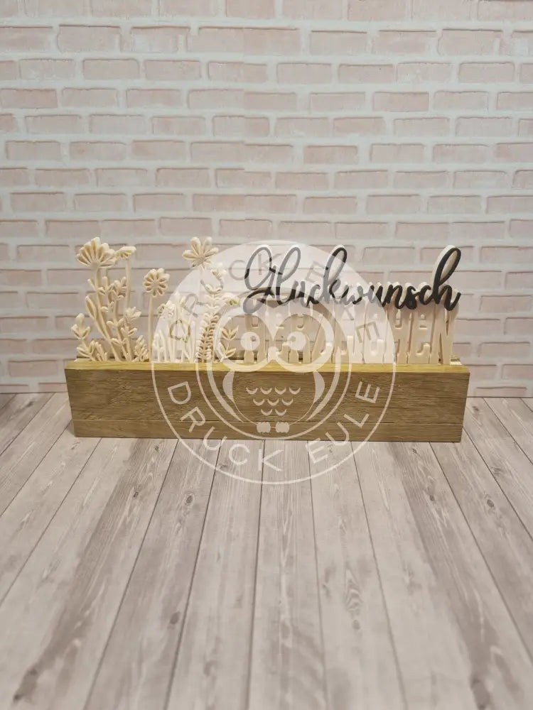 3D-Druck Herzlichen Glückwunsch rubon