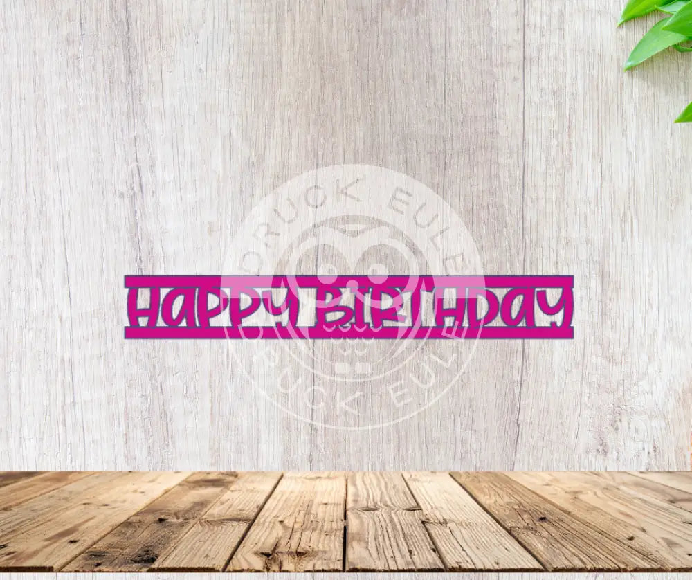 3D-Druck Klötzchen Happy Birthday 1 rubon