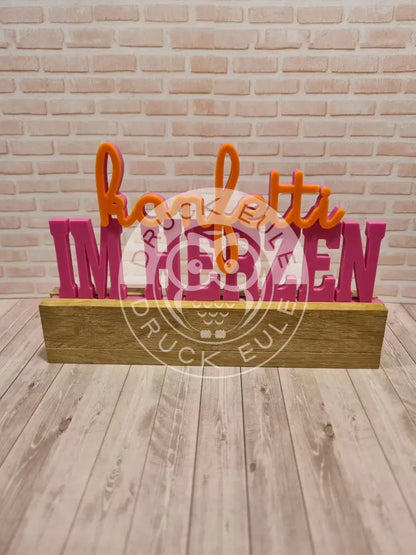 3D-Druck Konfetti im herzen rubon