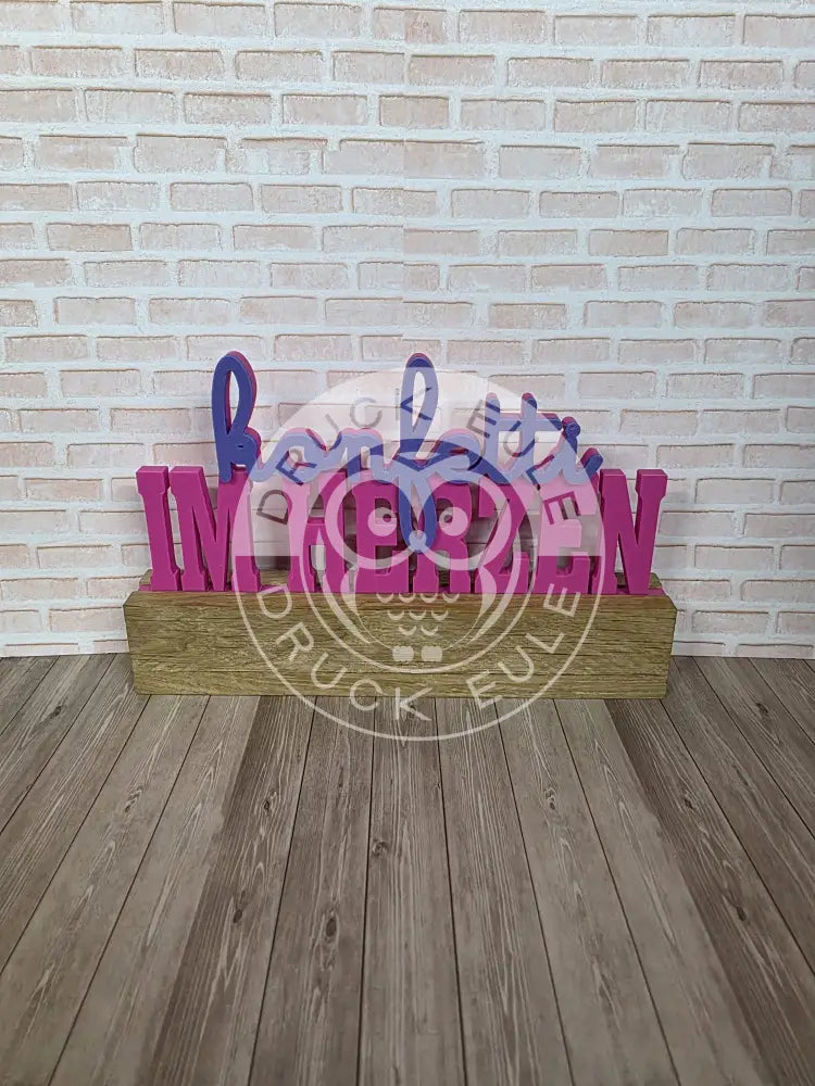 3D-Druck Konfetti im herzen (magenta-violett) rubon