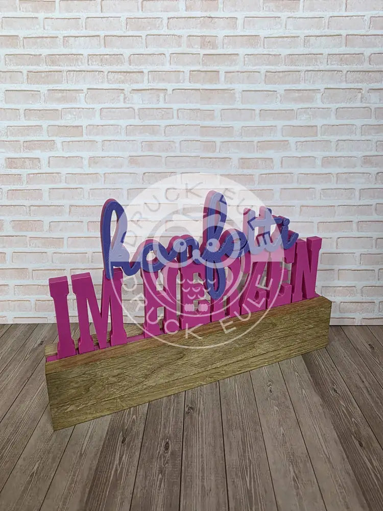 3D-Druck Konfetti im herzen (magenta-violett) rubon