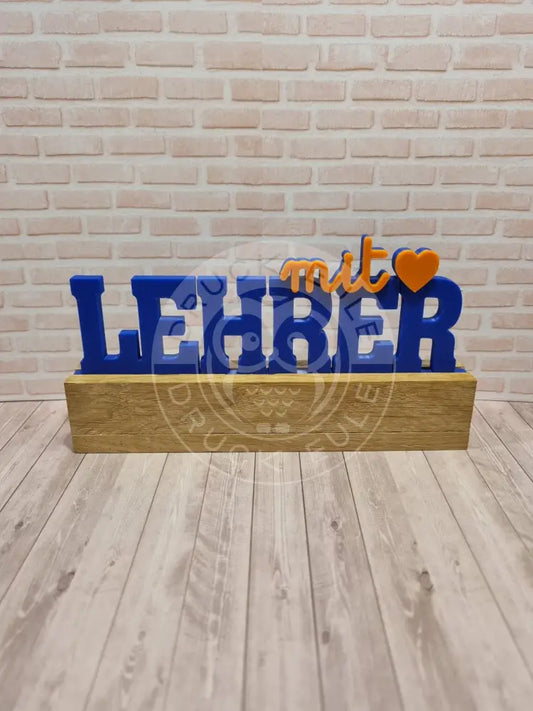 3D-Druck Lehrer mit Herz rubon
