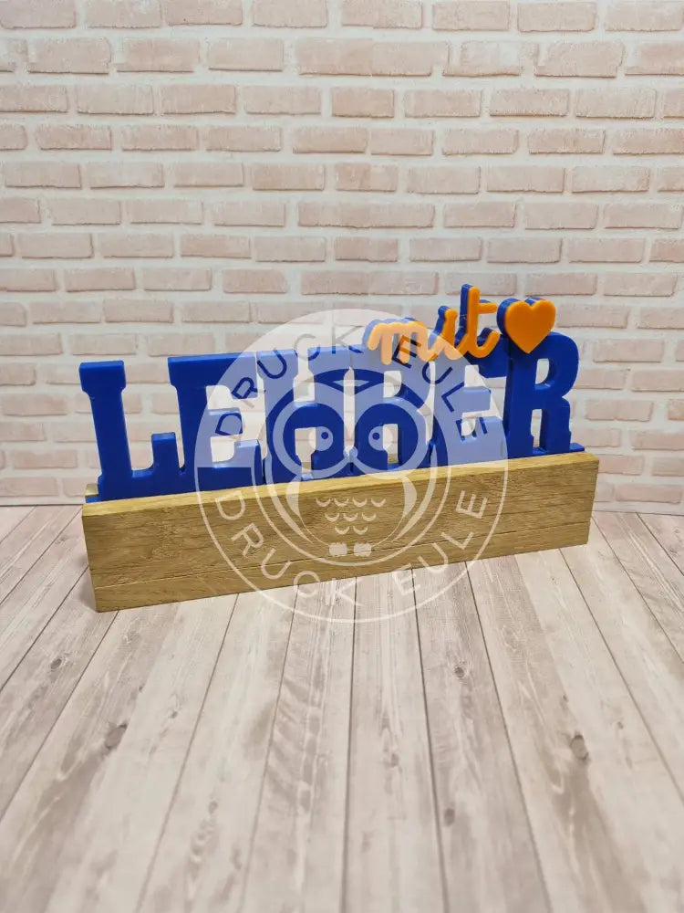 3D-Druck Lehrer mit Herz rubon