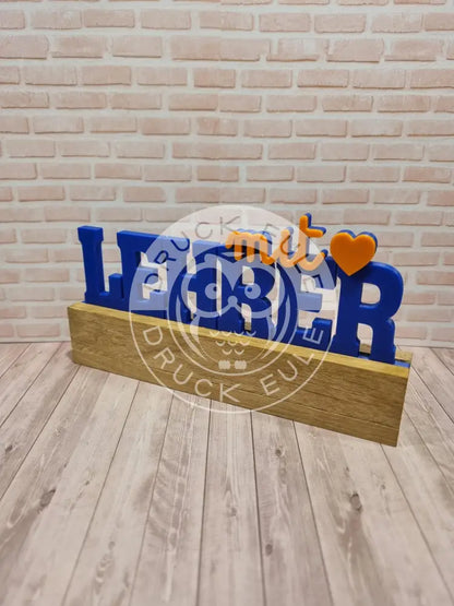 3D-Druck Lehrer mit Herz rubon