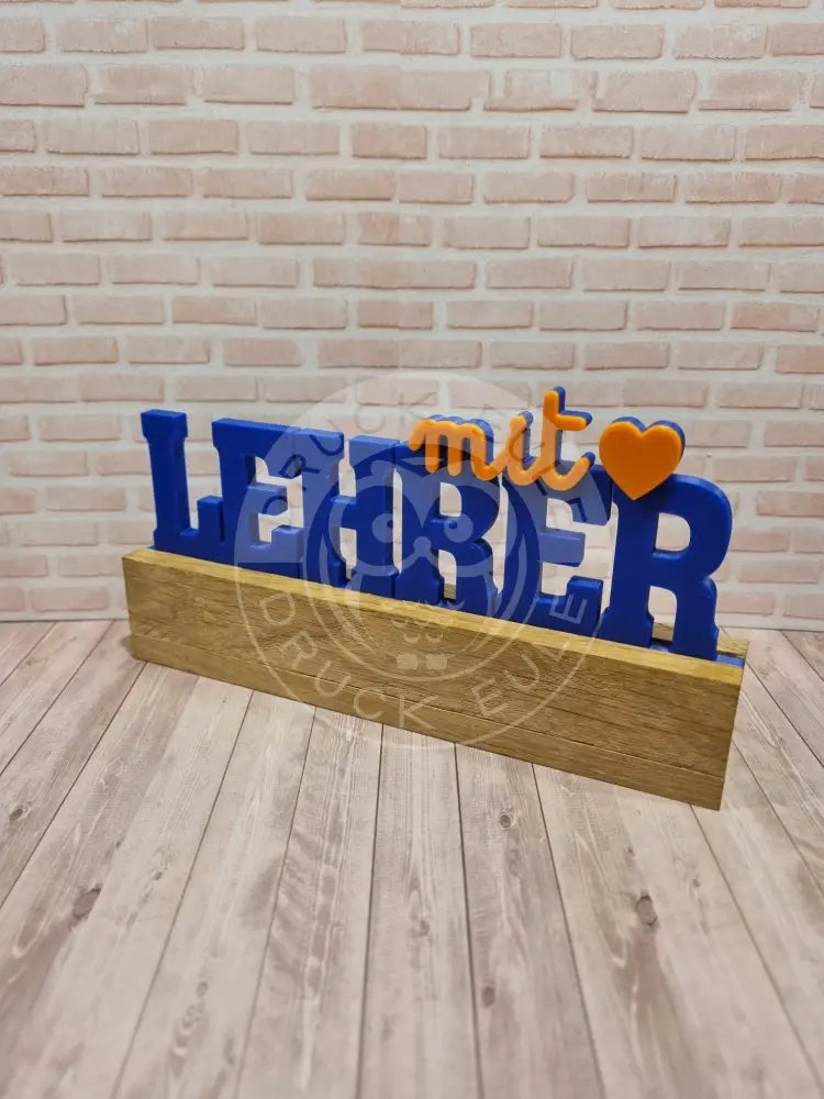 3D-Druck Lehrer mit Herz rubon