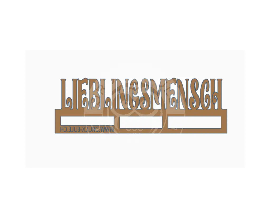 3D-Druck Lieblingsmensch rubon