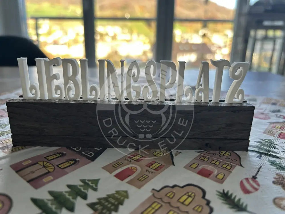 3D-Druck Lieblingsplatz rubon
