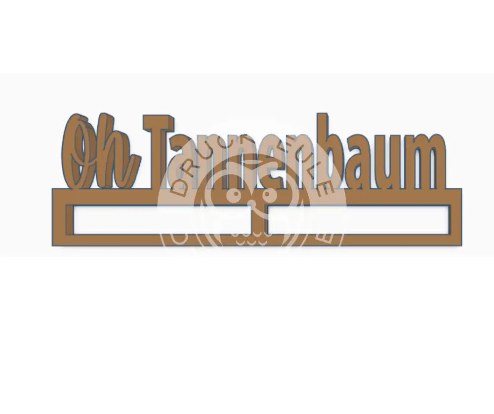 3D-Druck Oh Tannenbaum rubon