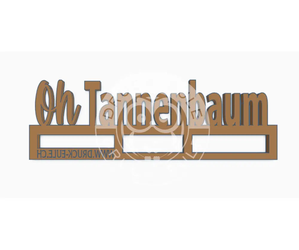 3D-Druck Oh Tannenbaum rubon