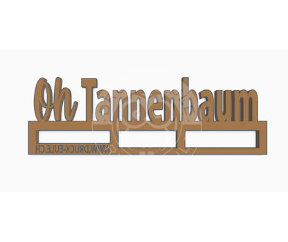 3D-Druck Oh Tannenbaum rubon