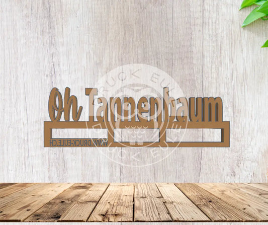 3D-Druck Oh Tannenbaum rubon