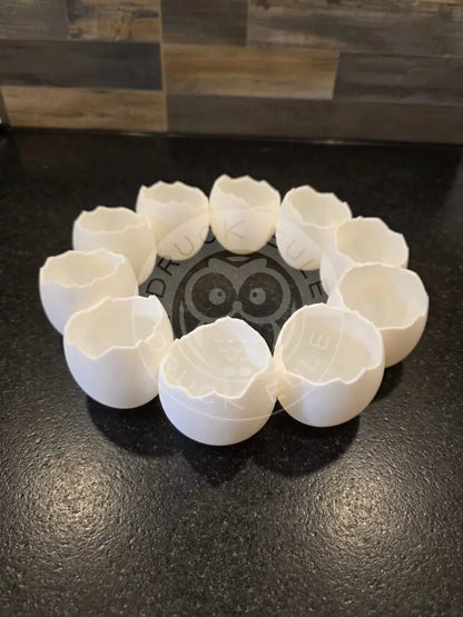 3D-Druck Ostereierkranz - weiss - rubon