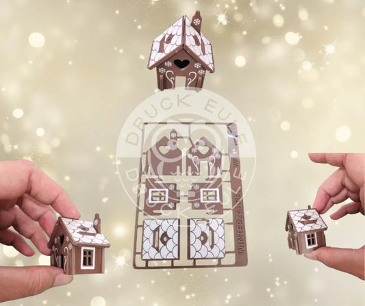 3D-Druck Postkarte Lebkuchenhaus rubon 3ddruck