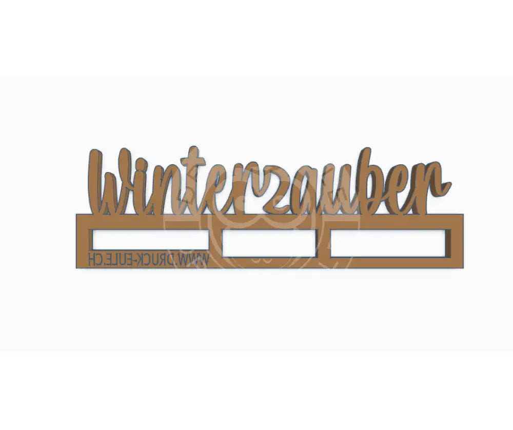 3D-Druck Winterzauber 1 3d druck