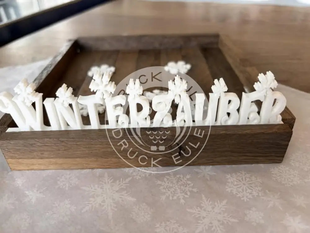 3D-Druck Winterzauber 1 3d druck