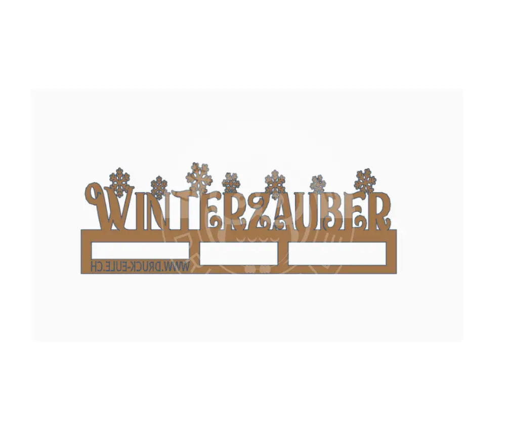3D-Druck Winterzauber-Schnee rubon