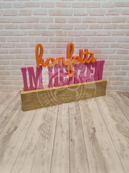 3D-Druckdatei Konfetti im herzen 3mf