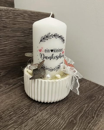 Waterslide film New Year for candles