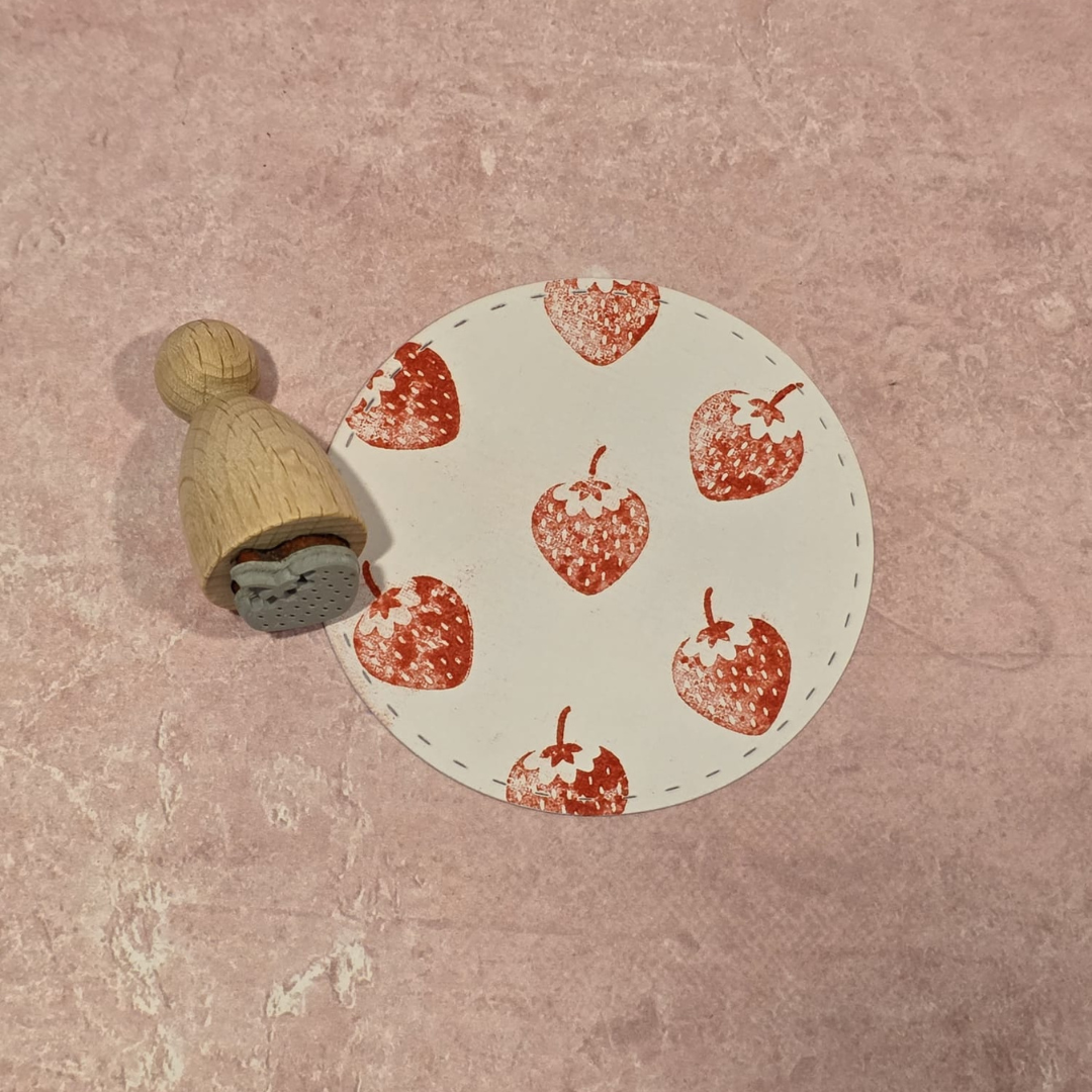 Stempel Erdbeere klein