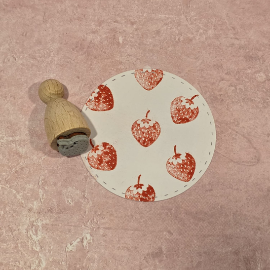 Stempel Erdbeere klein