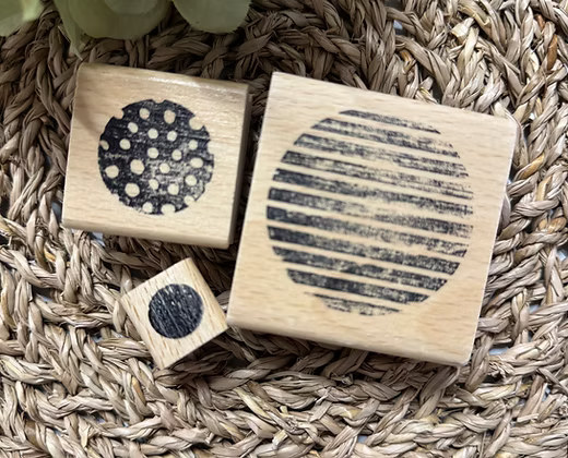 Stempel "Kugelstempel getupft"