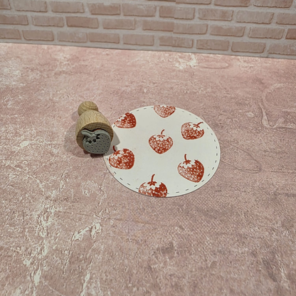 Stempel Erdbeere klein