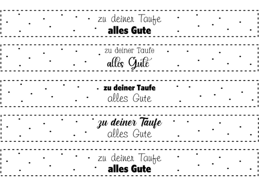 Transparentpapier Banderole 5.1