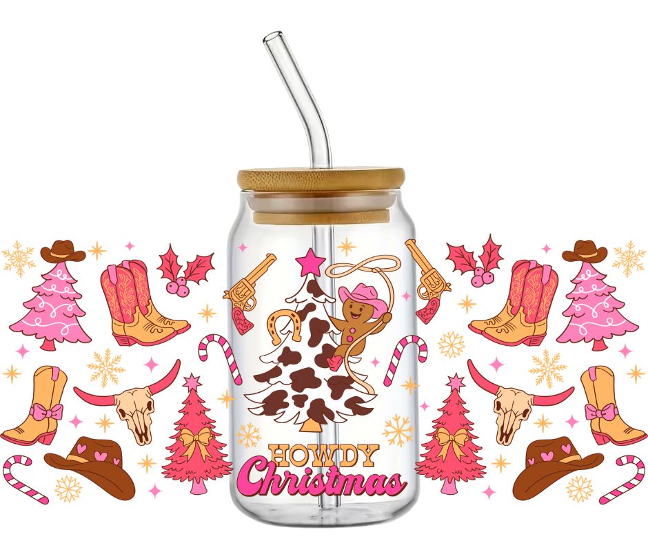 Rubon Trinkglas 240x100mm HOWDY_CHRISTMAS_SA1
