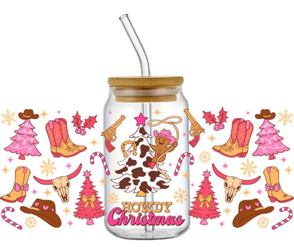 Rubon Trinkglas 240x100mm HOWDY_CHRISTMAS_SA1
