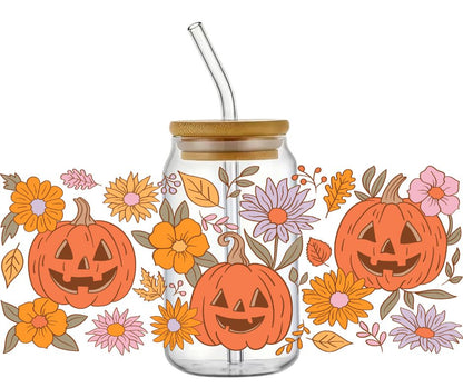 Rubon Trinkglas 240x100mm PUMPKINS_FLORAL_GT1