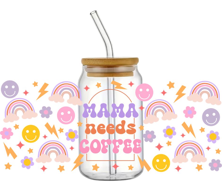 Rubon Trinkglas 240x100mm MAMA_COFFEE_FG1