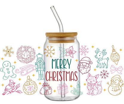 Rubon Trinkglas 240x100mm MERRY_XMAS_DDL1