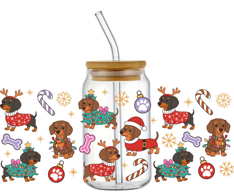 Rubon Trinkglas 240x100mm DACHSHUND_DS1