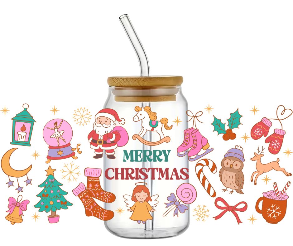 Rubon Trinkglas 240x100mm MERRY_XMAS_DDL2