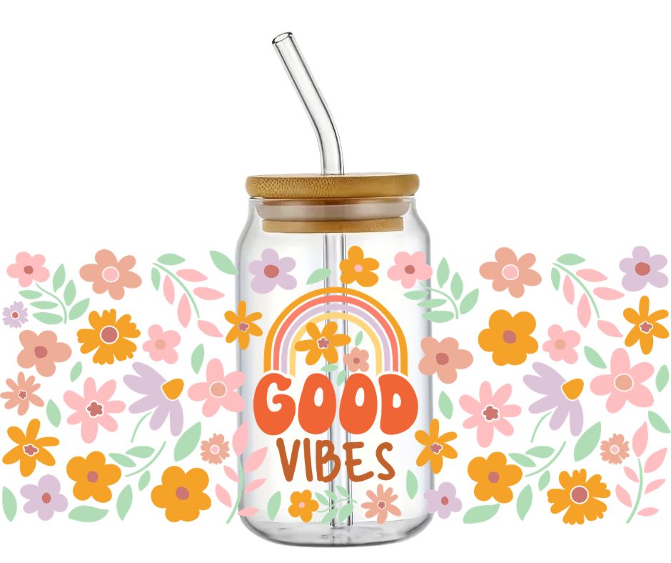Rubon Trinkglas 240x100mm  GOOD_VIBES_OQ1