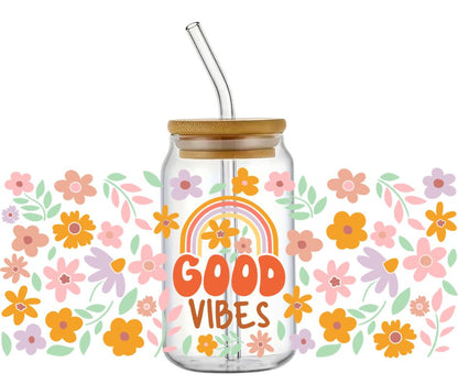 Rubon Trinkglas 240x100mm  GOOD_VIBES_OQ1