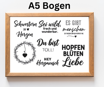 Rubon Bogen A5- Sprüche 9