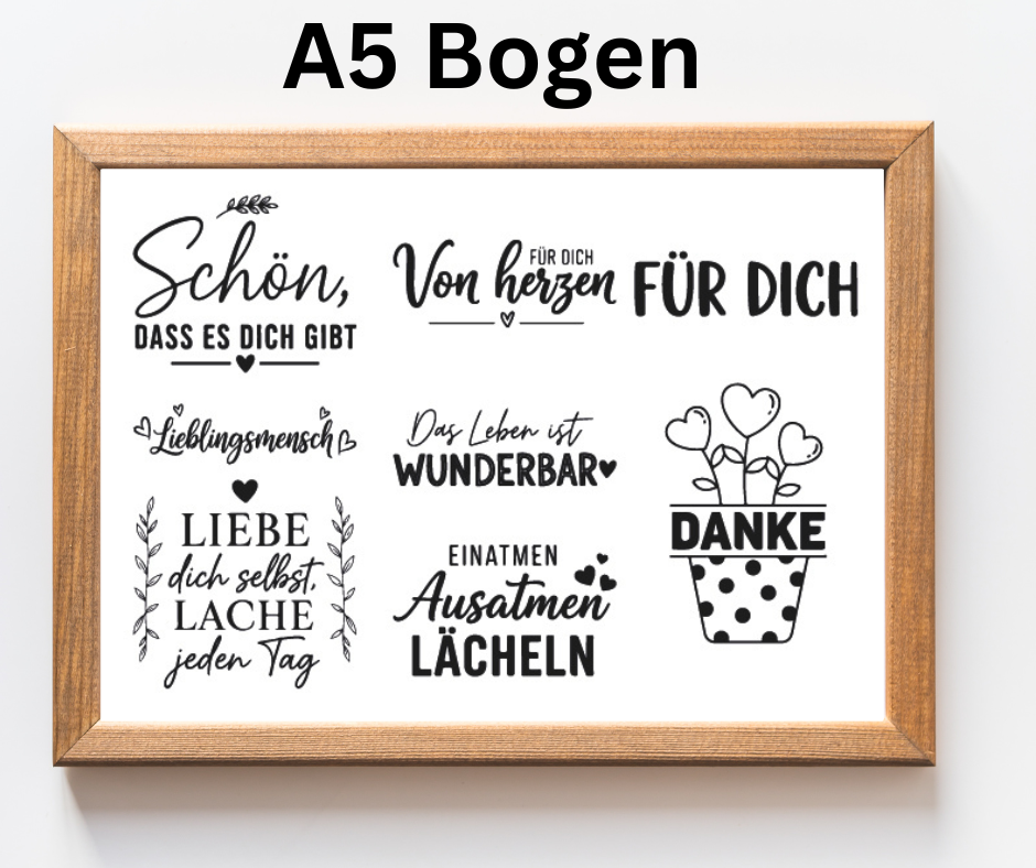 Rubon Bogen A5- Sprüche 10